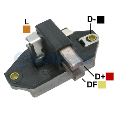 REGULADOR FIAT VOLVO CATERPILLAR SCANIA FORD 24 55 CON ESCOBILLAS TIPO BOSCH (GA1541)