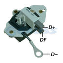 REGULADOR SCANIA CABLE MASA 24 105 CON ESCOBILLAS TIPO BOSCH (GA1547-GA1973)