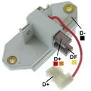 REGULADOR MAZDA 323 SEAT IBIZA 1 CABLE 12 CON ESCOBILLAS TIPO MAGNETI MARELLI