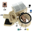 REGULADOR HONDA CIVIC 2012> FIT 1.5 16V 2012> 12 1 CON TERMINAL (LIN) TIPO MITSUBISHI