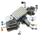 REGULADOR CHEVROLET RODEO ISUZU NISSAN PATHFINDER 3.5 12 CON ESCOBILLAS 2 L-S TIPO HITACHI