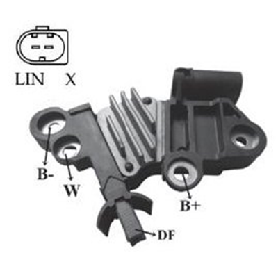 REGULADOR FORD ECOSPORT 2.0 RANGER 2013 12V TIPO BOSCH PROTOCOLO LIN (GA1415) GA341 IB6056 VRB056 F00M346122 F00M346097 1986AE0046