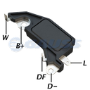 REGULADOR DAEWOO RACER CIELO 12 TIPO DELCO