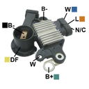 REGULADOR CHEVROLET OPTRA CONECTOR 3 PINES A LA DERECHA 12 CON STATOR 3 W-L-N C TIPO DELCO (GA1795)