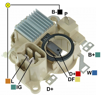 REGULADOR CLARK MONTACARGA TRACTOR 12 SAL RPM 2 L-IG TIPO MITSUBISHI
