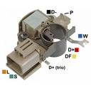 REGULADOR MAZDA 323 626 B2000 12 SALIDA STATOR RPM 2 L-S TIPO MITSUBISHI
