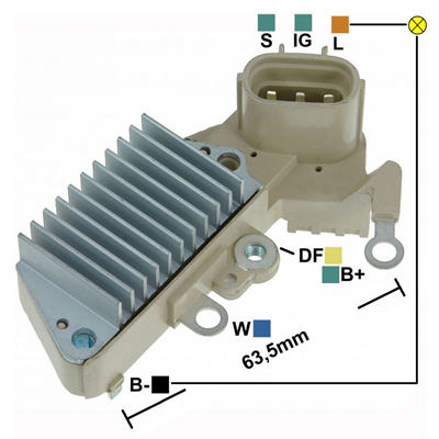 REGULADOR TOYOTA 4.5 12 3 S-IG-L TIPO NIPPONDENSO