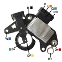 REGULADOR 11SI 12 95 CONECTOR HORIZONTAL 4 P-L-IG-S TIPO DELCO