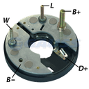 RECTIFICADOR VW VOLKSWAGEN GOL 10 13 65AMP 6X35A M8X50 M5X45TRIDIODO 112MM (GA040) TIPO BOSCH