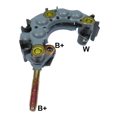 RECTIFICADOR BOBCAT 320C KUBOTA JOHN DEERE KOMATSU 120AMP 8X50A M6X19MM TRIDIODO CAPACITOR 83MM TIPO DENSO