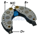 RECTIFICADOR PEUGEOT 405 PARIS RHONE 120AMP 6X50A TRIDIODO CAPACITOR TIPO VALEO