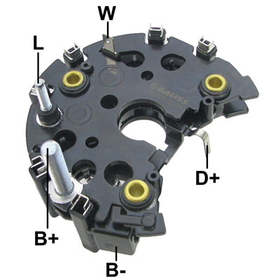 RECTIFICADOR MB MERCEDES BENZ 90AMP 6X50A AVALANCHE (ZENER) TRIDIODO 112MM (GA211) TIPO BOSCH