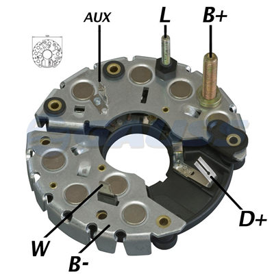 RECTIFICADOR MERCEDES VOLVO BMW VW VOLKSWAGEN 85AMP 6X35A AVALANCHETIPO BOSCH