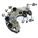 RECTIFICADOR PEUGEOT 206 1.6 16V > 2001 CITROEN XSARA 2.0L 120AMP 6X50A(GA980) TIPO VALEO