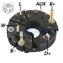 RECTIFICADOR IVECO SCANIA 105AMP 105AMP 8X35A(GA301) TIPO BOSCH