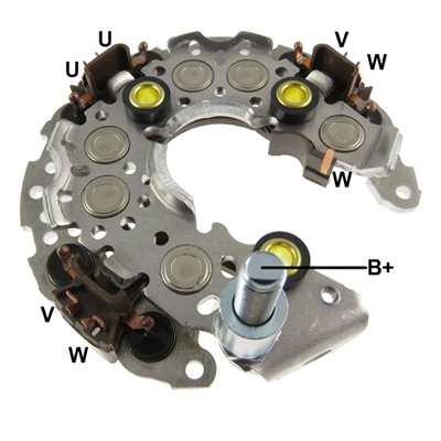 RECTIFICADOR DODGE JOURNEY V6 3.6L 2011-2016 160AMP 12X35A M8X20MM AVALANCHE 117MM(GA134 GA159 GA154) TIPO DENSO