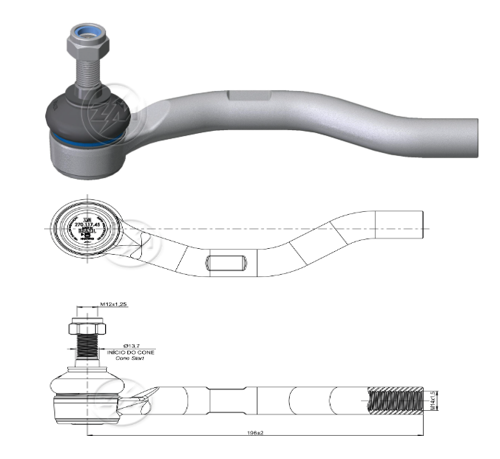 TERMINAL EXTERNA DIRECCION HONDA CIVIC