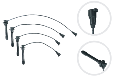 CABLE ENCENDIDO TOYOTA HILUX MOTOR 2RZFE  2001 - 2007  2.4L - 2.7L  16V