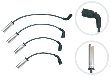 CABLE ENCENDIDO CHEVROLET AVEO FAMILY 2007-2014 1.5L / 8V, DAEWOO LANOS 1999-2004 1.5L 8V C.P
