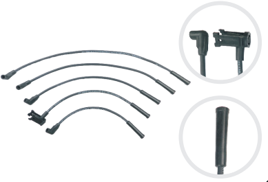 CABLE ENCENDIDO RENAULT 9 PERSONALITTE INYECCION 199- 1997 1.6L, CLIO 2000 1.4L C.C