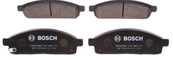 PASTILLA DE FRENO DEL NEW BLUE FMSI 8728-D1519 MITSUBISHI SPORTERO L200 TRITON IV 2004- 2016 ; MITSUBISHI NATIVA MONTERO SPORT II 2008- 2015