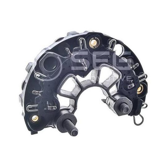 RECTIFICADOR ALTERNADOR MERCEDES ATRON 1635 (12) -SERIE L 1938S(00-05)-SERIE L 1944(01 05)-SCANIA P114322(99 05)-VOLKSWAGEN 17210(04 07)-WORKER 13170(04 06)-24V- 120 AMP-6 DIOSOS X 50 AMP-TIPO AVALANCHA(ZENER)-SEG