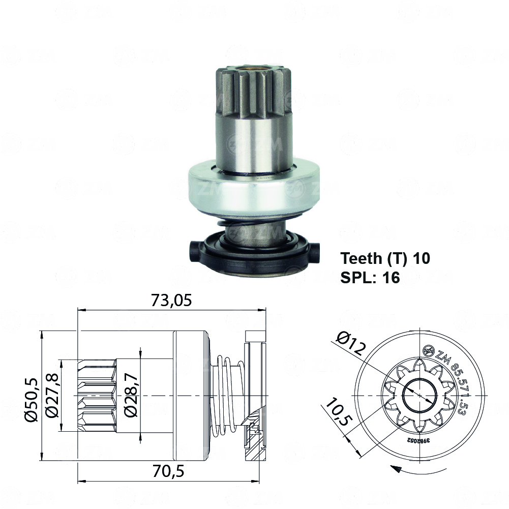 BENDIX MERCEDES CLASE C E CLK SLK 10D