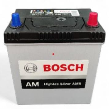 BATERIA BOSCH  AMS  - 41 AH - 750 CAJA NS40 (400,D,CON PESTANA HD, BORNE DELGADO,L 18,7 AN 12,7 AL 22,3 CM﻿)