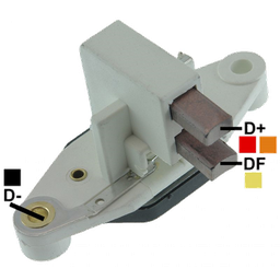 [07GA029] REGULADOR CHEVROLET CORSA 1.4 ASTRA 2.0 12 115 CON ESCOBILLAS TIPO BOSCH (GA1651-GA1710-GA1735)