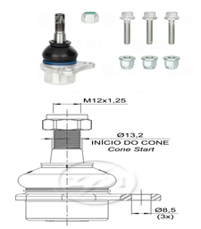 [51ZM-47013003] ROTULA INF FIAT PALIO I, SIENA