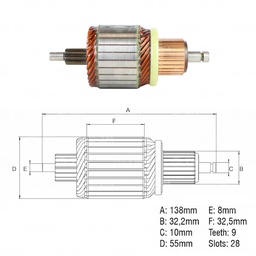 [438357155] INDUCIDO NISSAN PICK UP-BMW 12V 9D 138.4MM[(IM2124)