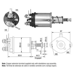 [02ZM-614] AUTOMATICO FORD 5000 TRACTORES TAPA BAJITA CON OREJAS TIPO LUCAS