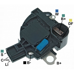 [07GA123] REGULADOR FORD FIESTA FOCUS FUSION 12 3 TIPO MAGNETI MARELLI