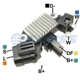 [07GA260] REGULADOR CHEVROLET RODEO ISUZU NISSAN PATHFINDER 3.5 12 CON ESCOBILLAS 2 L-S TIPO HITACHI