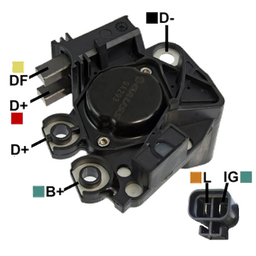 [07GA293] ﻿REGULADOR HYUNDAI ATOS SANTRO GETZ KIA PICANTO 1.0 12 2 IG-L TIPO VALEO (GA1887)﻿