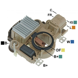 [07GA788] REGULADOR HONDA ACURA CR-V 2.0 2002>2006 12 CONECTOR CUADRADO 4 IG-C-L-FR TIPO MITSUBISHI