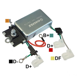 [07GA990] REGULADOR TRACTOR 12 55 TORNILLO 5 CABLES TIPO LUCAS