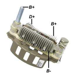 [07GA1387] RECTIFICADOR MITSUBISHI GALANT L200 85AMP 6X35A TRIDIODO CAPACITOR 85MM (GA797) TIPO MITSUBISHI