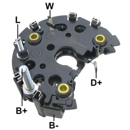 [07GA1510] RECTIFICADOR MB MERCEDES BENZ 90AMP 6X50A AVALANCHE (ZENER) TRIDIODO 112MM (GA211) TIPO BOSCH