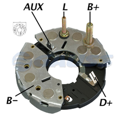 [07GA1676] RECTIFICADOR FORD ESCORT 20 XR3 95AMP 8X35A M8X50 M5X45 TRIDIODO 113MM (GA028 GA034) TIPO BOSCH