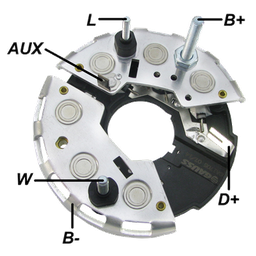 [07GA1705] RECTIFICADOR FORD ESCORT FIESTA ORION 75AMP 6X35A TIPO BOSCH