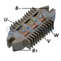 [07GA1804] RECTIFICADOR CHEVROLET ASTRA CORSA VECTRA WIN 120AMP 12X35A AVALANCHE (ZENER)TIPO DELCO