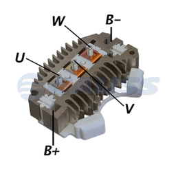 [07GA1806] RECTIFICADOR CHEVROLET 60AMP 6X50A HEAVY DUTYTIPO DELCO