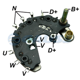 [07GA1843] RECTIFICADOR VW VOLKSWAGEN GOLF 18 POLO 16 120AMP 6X50A TIPO VALEO