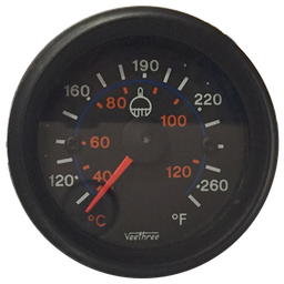 [16050838] MARCADOR TEMPERATURA AGUA MECANICO 144" 3.66M ARO NEGRO