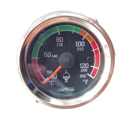 [16057632] MARCADOR TEMPERATURA AGUA MECANICO 200" 5.08MM ESCALA COLOR ARO CROMADO