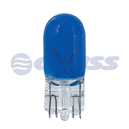 [28GL2825A] BOMBILLO BALLONETA STD AZUL 12V 5W /CAJAX10 UNID. MOTOCICLETA