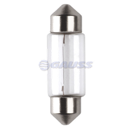 [28GL6410] BOMBILLO TIPO FUSIBLE 10X28 SV8.5-8 12V 10W MINIATURA STD CAJA X 10 12854-CI MOTOCICLETA