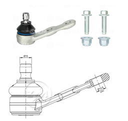 [51ZM-47012404] ROTULA INF CHEVROLET CHEVY CORSA CORSA IC:Ø15 0 DM:Ø12 5 ETC:123N.M