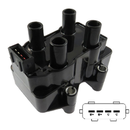 [29GC4004] BOBINA ENCENDIDO PEUGEOT 205 306 CITROEN XSARA SAXO XANTIA 4 P  LEIG003   SD-3074